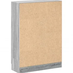 Boekenkasten|Boekenkasten-vidaXL - Boekenkast met 2 plakken en 2 deuren - Grijs sonoma - 82.5x30.5x115 cm