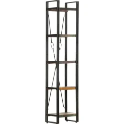 vidaXL - Boekenkast met 5 schappen - Multikleur - Hout - 40 x 30 x 180 cm