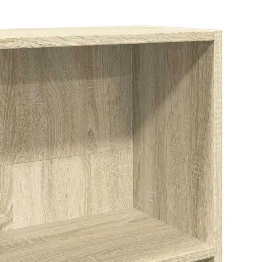 Boekenkasten|Boekenkasten-vidaXL - Boekenkast met 4 vakken - Sonoma eiken - Bewerkt hout - 40x24x143 cm