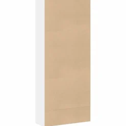 vidaXL - Boekenkast met 5 vakken voor kantoor - Wit - Hout - 80x30x189 cm