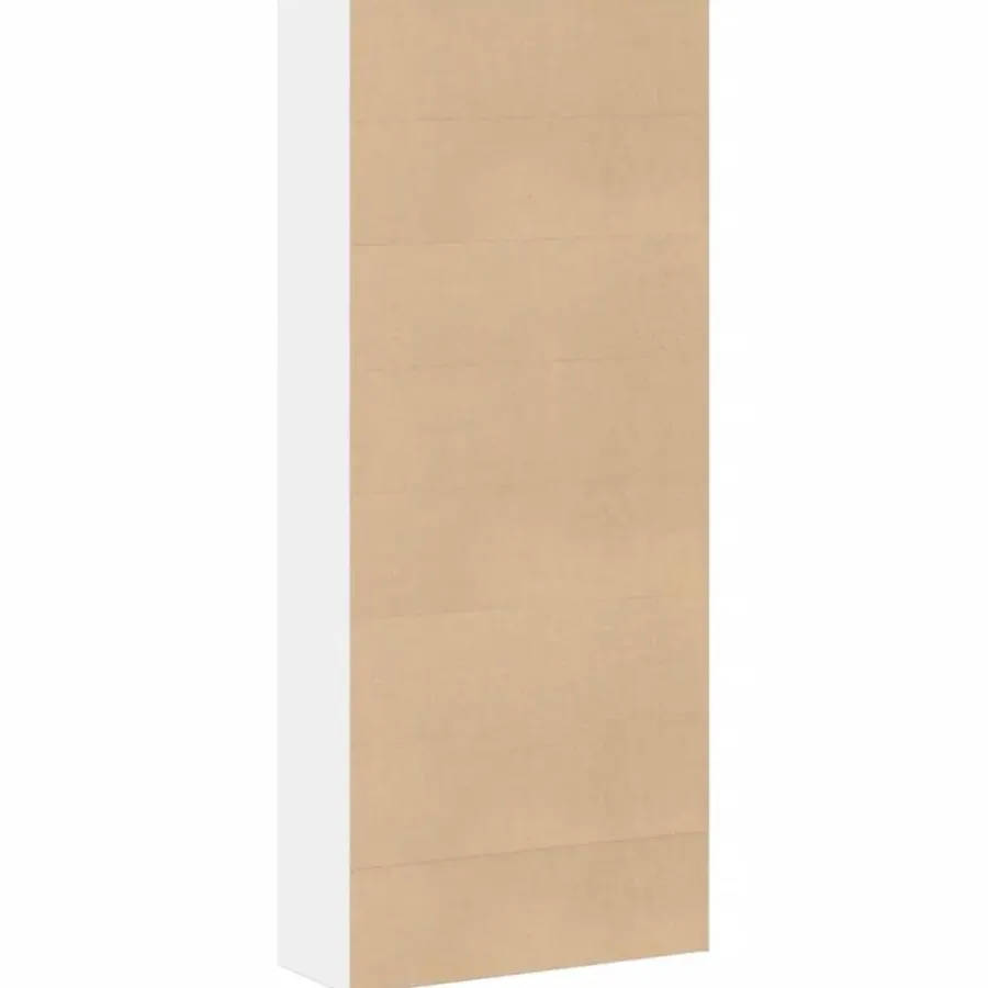 vidaXL - Boekenkast met 5 vakken voor kantoor - Wit - Hout - 80x30x189 cm