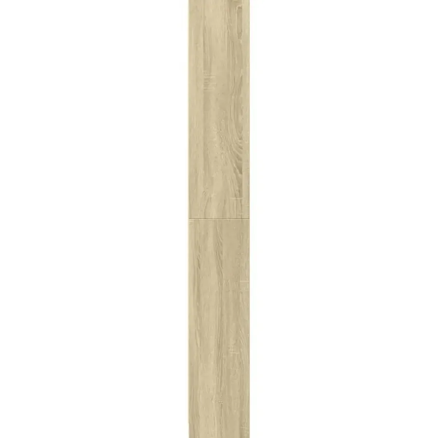 Boekenkasten|Boekenkasten-vidaXL - Boekenkast met 5 vakken - Sonoma eiken - Bewerkt hout - 80x24x176 cm