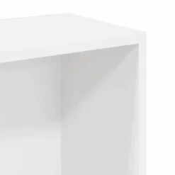 vidaXL - Boekenkast met 3 vakken - Wit - Bewerkt hout - 80x24x109 cm
