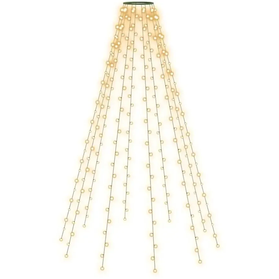 vidaXL - Boomverlichting - Groen - PVC