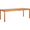 Tuintafels-vidaXL - Buiten Eettafel - Bruin - Hout - 215 x 90 x 74 cm