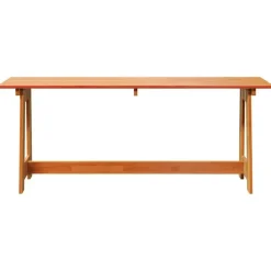 vidaXL - Buitenenbank - Naturel - Massief acaciahout - 119x35x47 cm