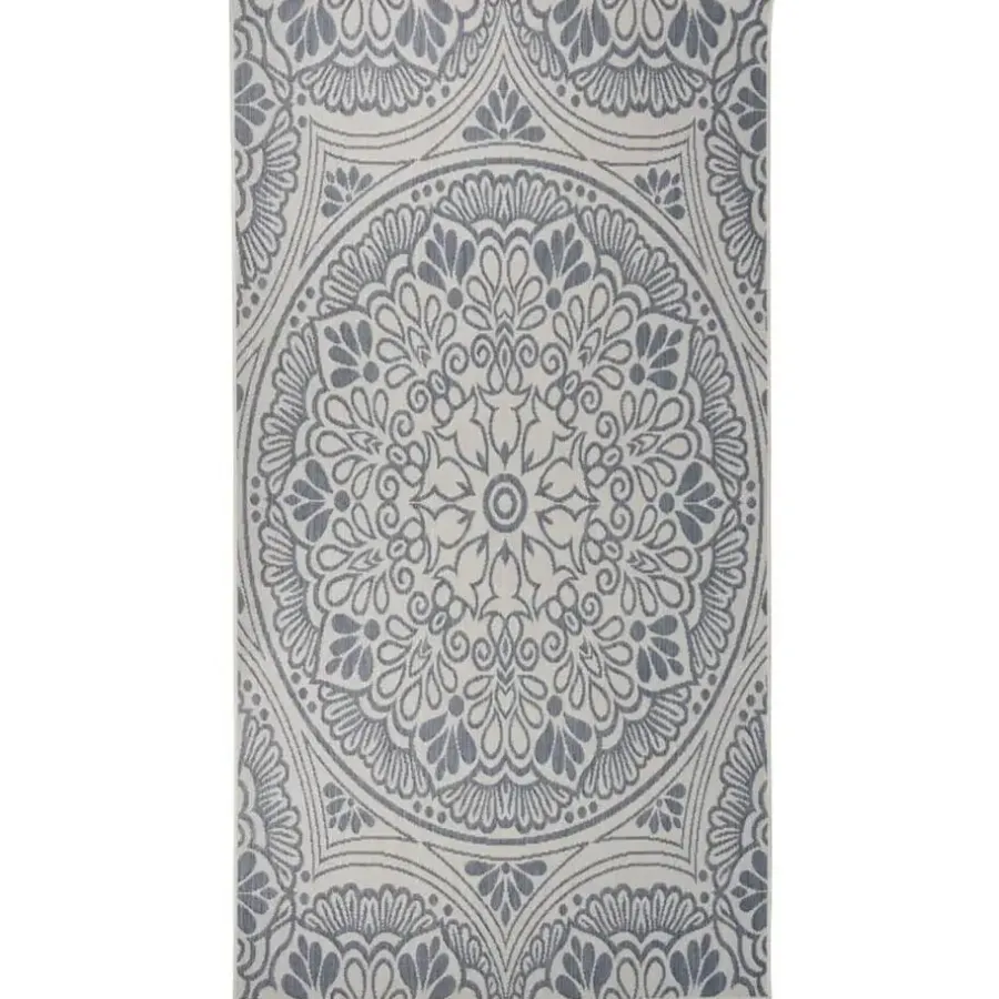 vidaXL - Buitenkleed - Blauw - Kunststof - 80 x 150 cm