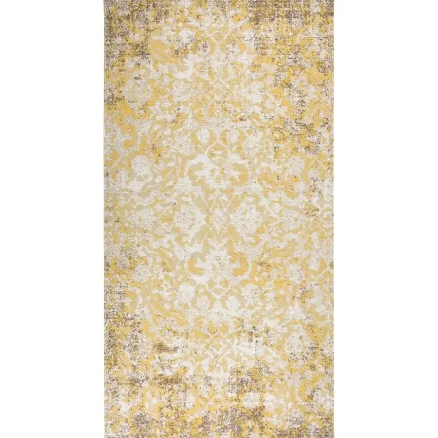 vidaXL - Buitenkleed - Geel - Polypropyleen - 80 x 150 cm