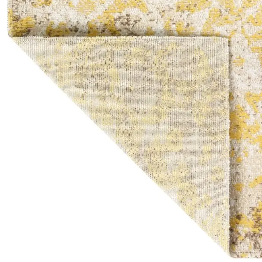 vidaXL - Buitenkleed - Geel - Polypropyleen - 80 x 150 cm