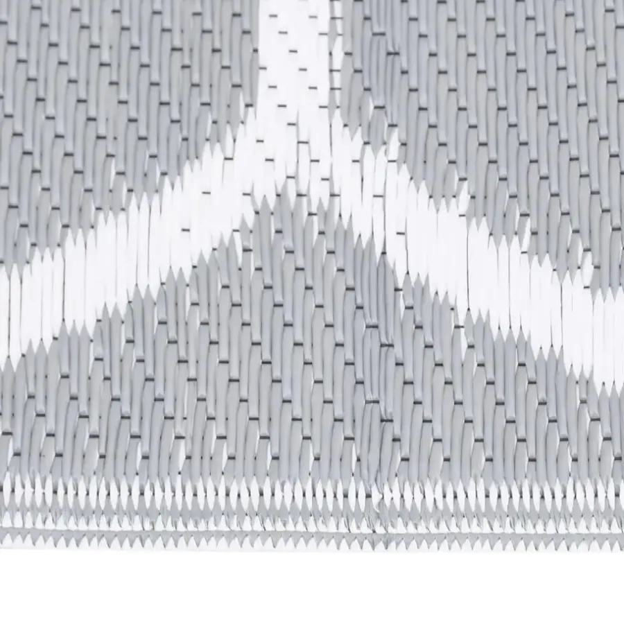 Buiten Vloerkleden|Buiten Vloerkleden-vidaXL - Buitenkleed - Grijs - Polypropyleen - 80 x 250 cm