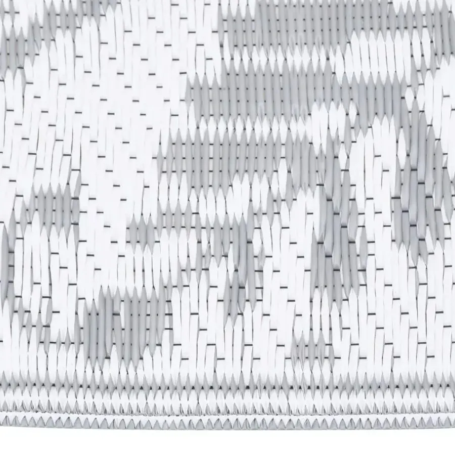 Buiten Vloerkleden|Buiten Vloerkleden-vidaXL - Buitenkleed - Grijs - Polypropyleen - 140 x 200 cm