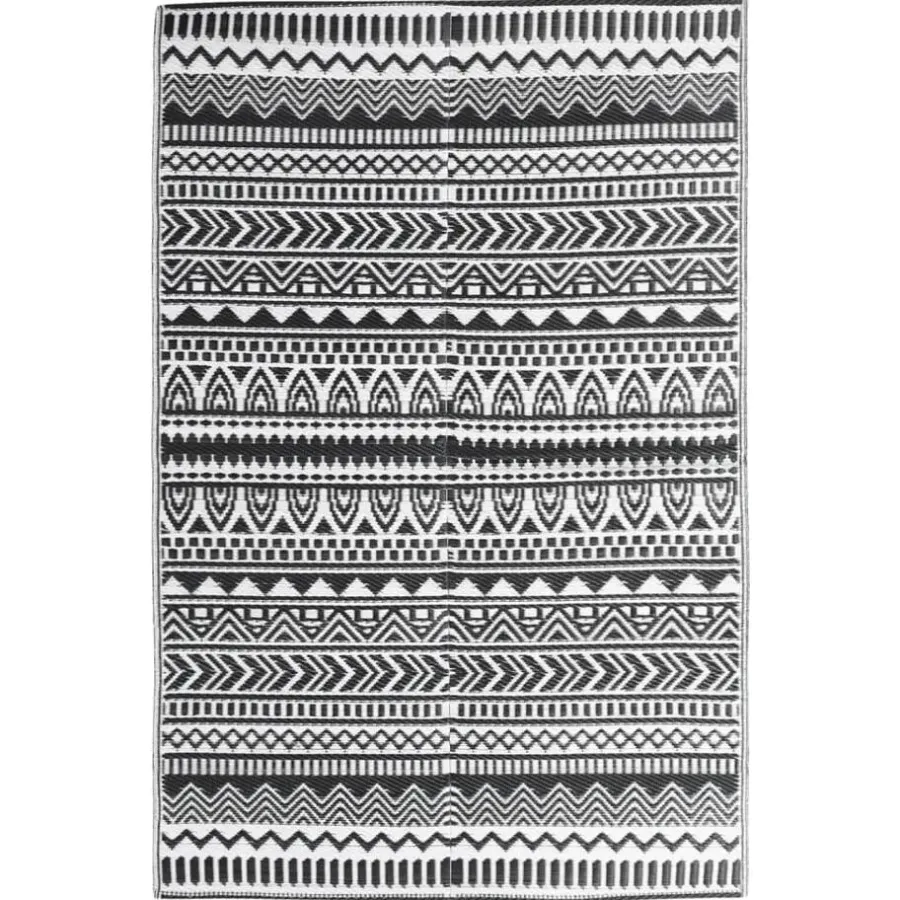 vidaXL - Buitenkleed - Zwart - Polypropyleen - 190 x 290 cm