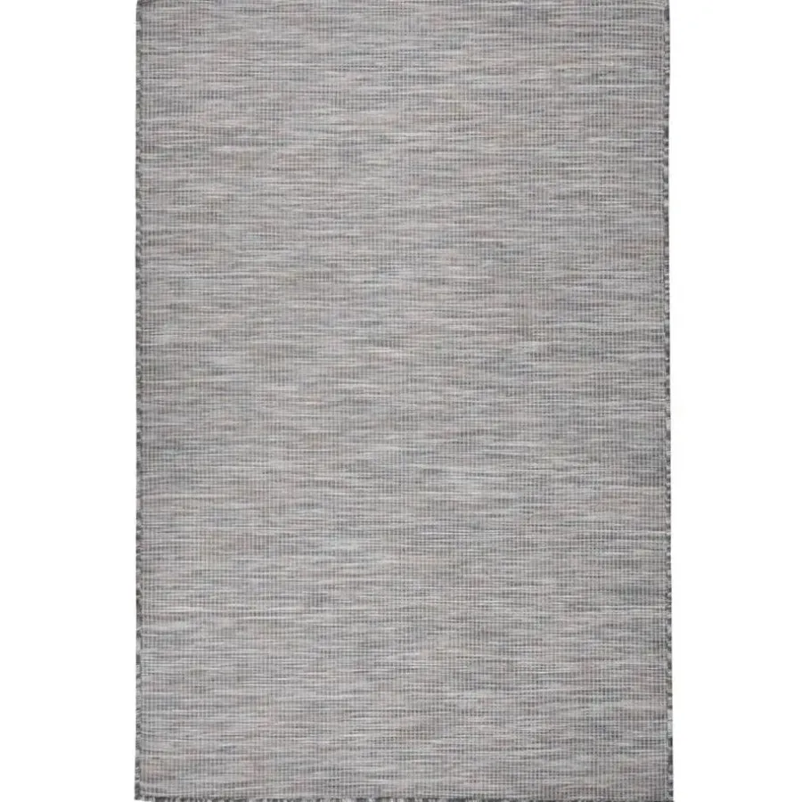Buiten Vloerkleden|Buiten Vloerkleden-vidaXL - Buitenkleed - Zwart - Kunststof - 120 x 170 cm