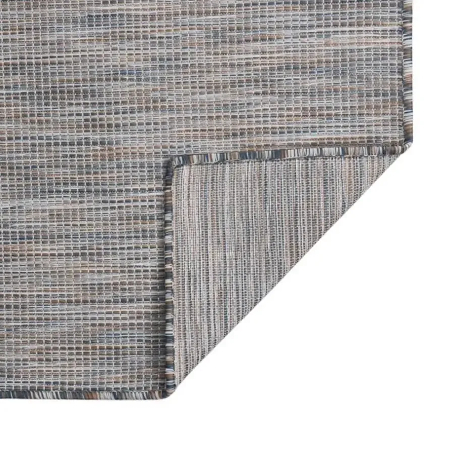 Buiten Vloerkleden|Buiten Vloerkleden-vidaXL - Buitenkleed - Zwart - Kunststof - 120 x 170 cm