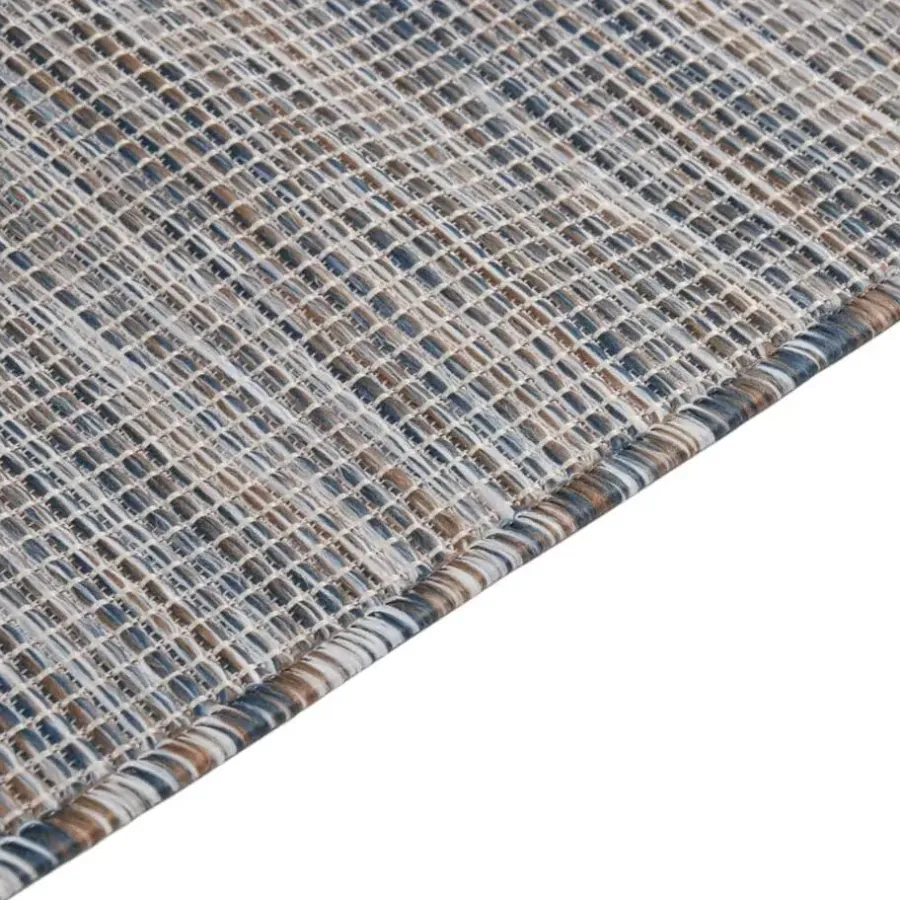 Buiten Vloerkleden|Buiten Vloerkleden-vidaXL - Buitenkleed - Zwart - Kunststof - 120 x 170 cm