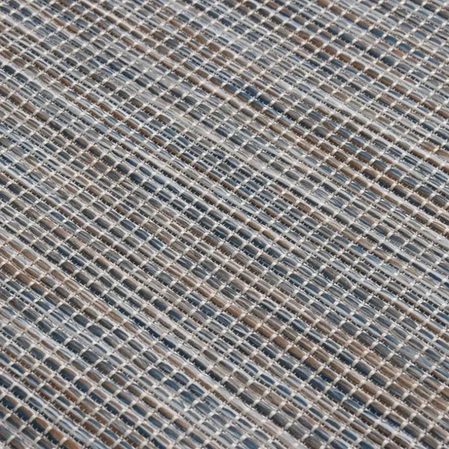 Buiten Vloerkleden|Buiten Vloerkleden-vidaXL - Buitenkleed - Zwart - Kunststof - 120 x 170 cm