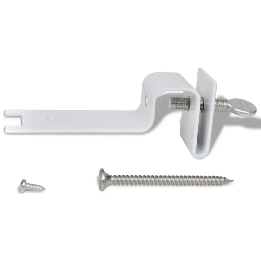 Wandlampen-vidaXL - Buitenlamp - Wit - Kunststof - 6 stuks