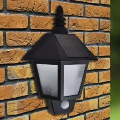 Wandlampen-vidaXL - Buitenverlichting - Zwart - Kunststof
