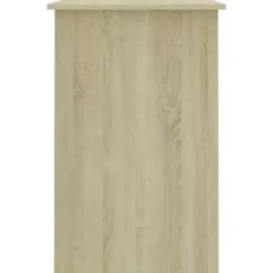 vidaXL - Bureau - Bruin - Bewerkt hout