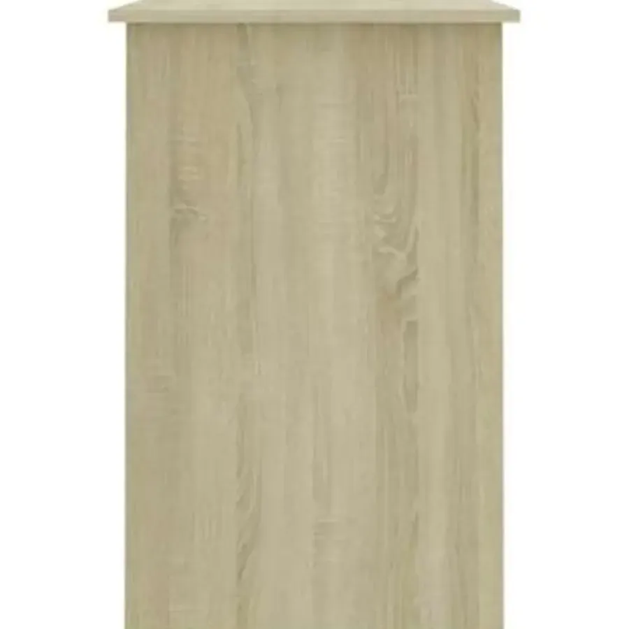 vidaXL - Bureau - Bruin - Bewerkt hout