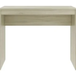 vidaXL - Bureau - Bruin - Bewerkt hout