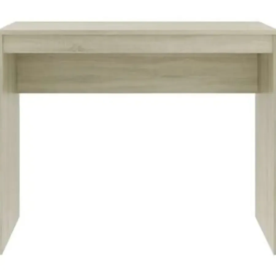 vidaXL - Bureau - Bruin - Bewerkt hout