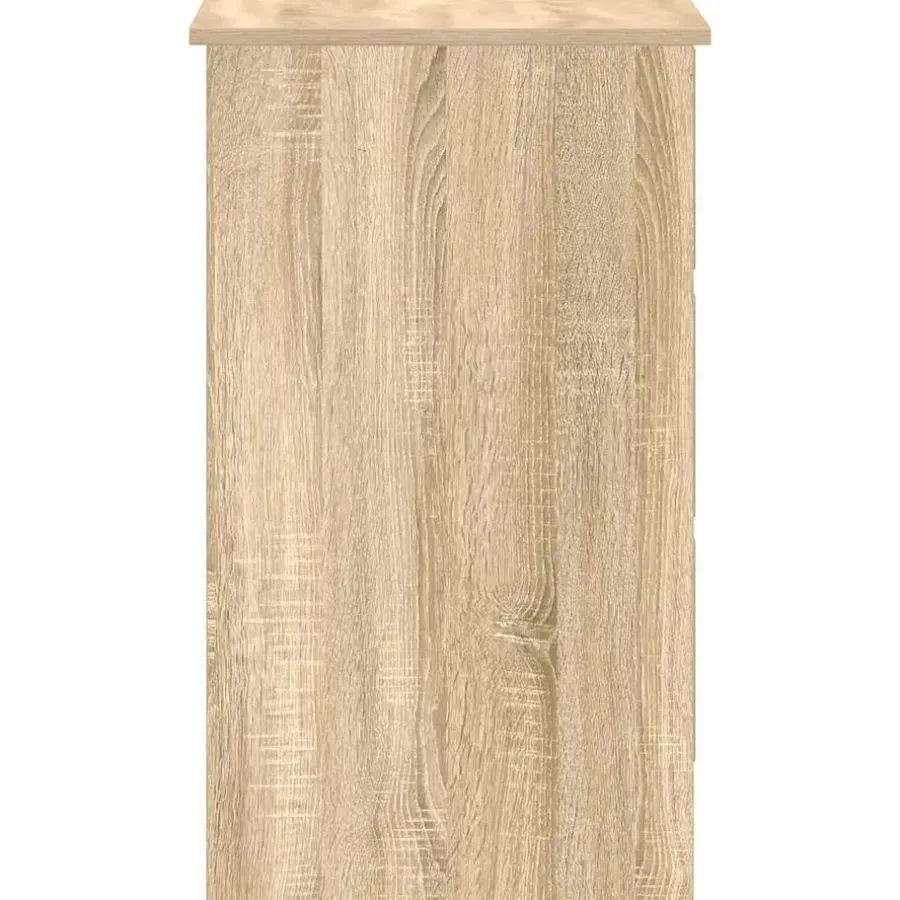 vidaXL - Bureau - Bruin - Bewerkt hout