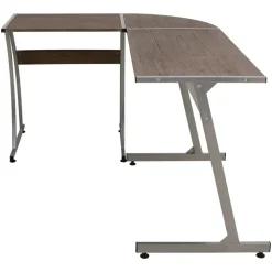 vidaXL - Bureau - Bruin - Bewerkt hout