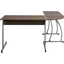 vidaXL - Bureau - Bruin - Bewerkt hout