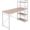 Bureaus-vidaXL - Bureau - Bruin - Bewerkt hout