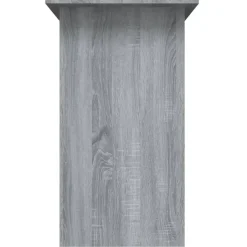 vidaXL - Bureau - Grijs - Bewerkt hout