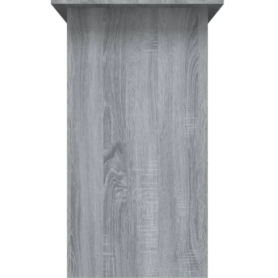vidaXL - Bureau - Grijs - Bewerkt hout