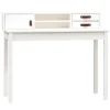 vidaXL - Bureau - Wit - Grenenhout