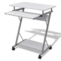 vidaXL - Bureau - Wit - MDF