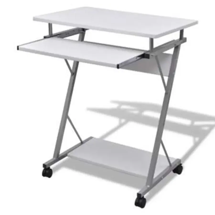 vidaXL - Bureau - Wit - MDF