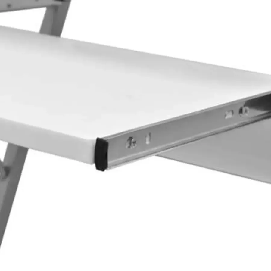 vidaXL - Bureau - Wit - MDF