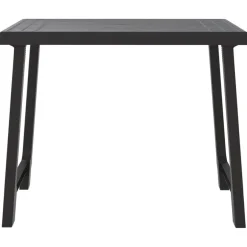 vidaXL - Campingtafel - Antracietkleurig - Polypropyleen - 79x56x64 cm
