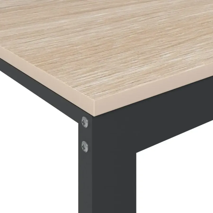 Bureaus-vidaXL - Computertafel - Bruin - Bewerkt hout