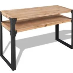 Sidetables-vidaXL - Consoletafel - Bruin - Hout