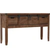 vidaXL - Consoletafel - Bruin - Hout