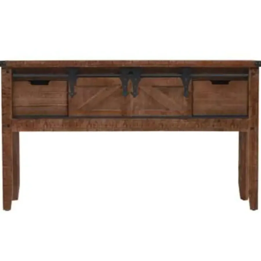 vidaXL - Consoletafel - Bruin - Hout