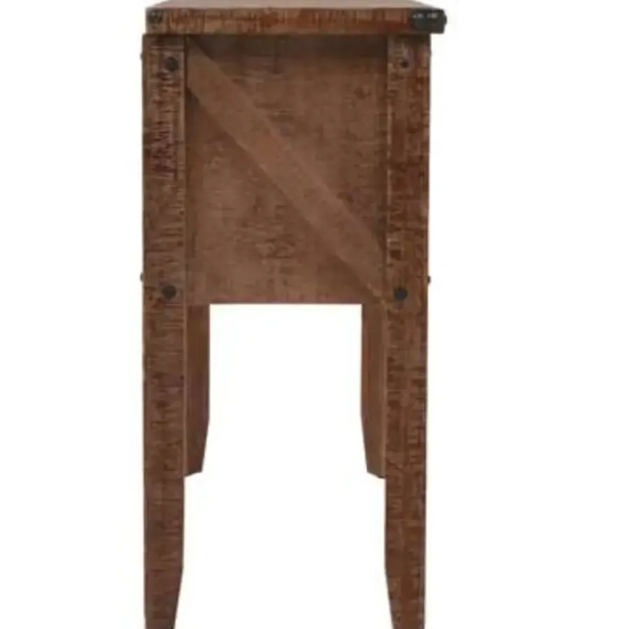 vidaXL - Consoletafel - Bruin - Hout