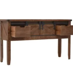 vidaXL - Consoletafel - Bruin - Hout