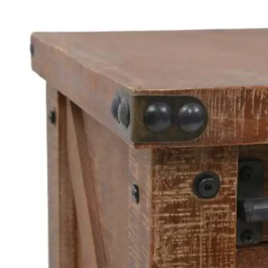 vidaXL - Consoletafel - Bruin - Hout