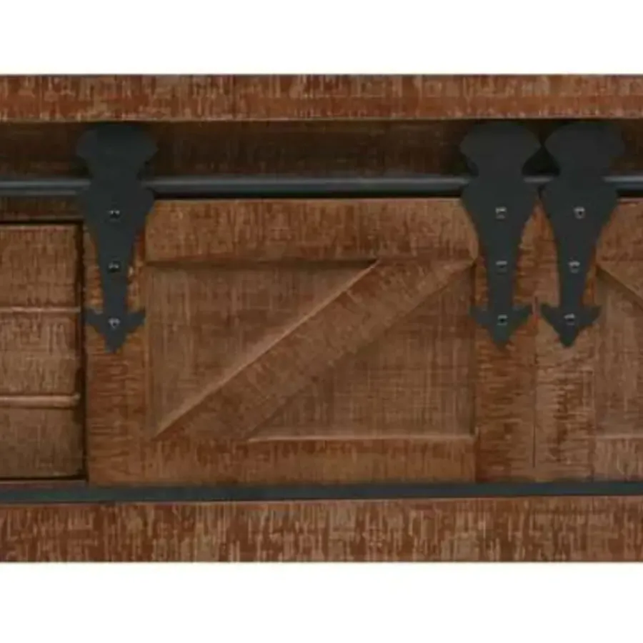 vidaXL - Consoletafel - Bruin - Hout