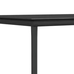 vidaXL - 5-delige Tuinset 4 fauteuils - Zwart - Textileen - 160x80 cm