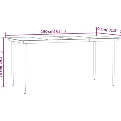 Tuinsets-vidaXL - 4-delige Tuinset bank en verstelbare stoelen - Grijs - 160x80 cm