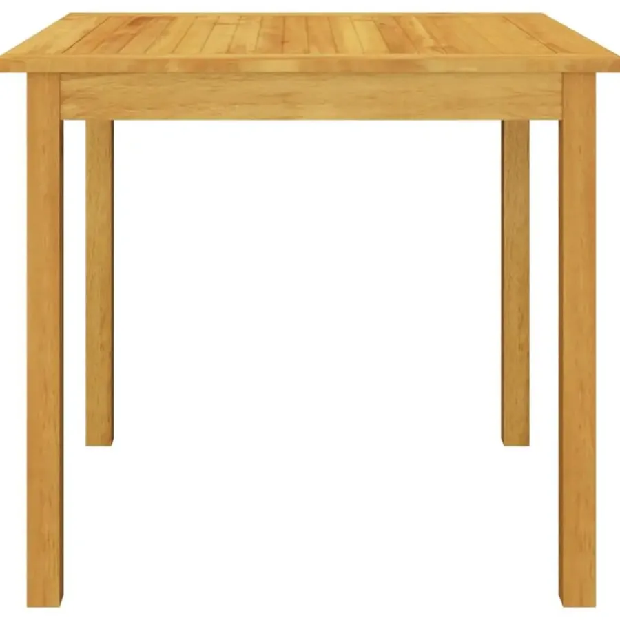 Tuinsets-vidaXL - 5-delige Tuinset zwart - 4 verstelbaar stoelen en 85x85 cm tafel