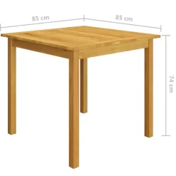 Tuinsets-vidaXL - 5-delige Tuinset zwart - 4 verstelbaar stoelen en 85x85 cm tafel