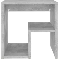 vidaXL - Design-Nachtkastjes - Betongrijs - Hout - 40x30x40 cm - Set van 2